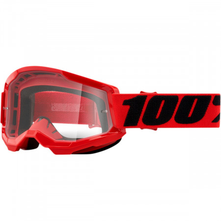 Ochelari 100% Strata 2 RED Clear Lens