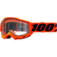 Ochelari 100% Accuri 2 Enduro NEON ORANGE Clear Dual Lens