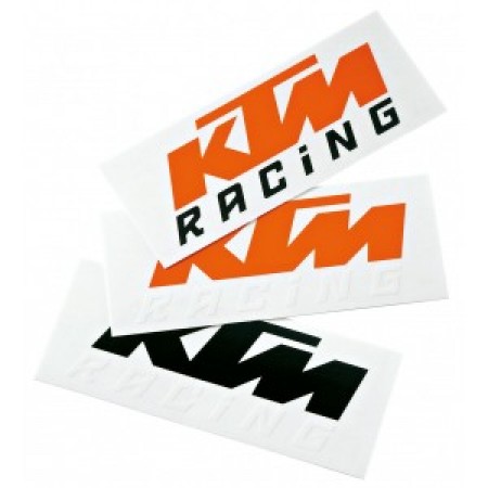 VAN Sticker KTM Orange/White