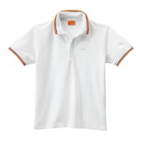 050 LOGO POLO WHITE