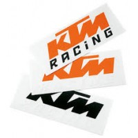 Logo Sticker KTM Orange/Black