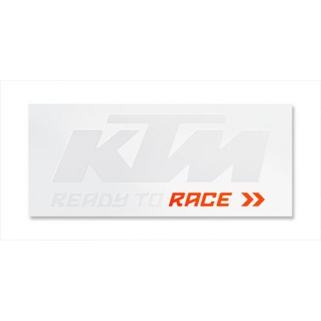 VAN Sticker KTM White/Orange