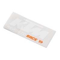Logo Sticker KTM White/Orange