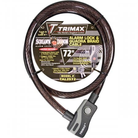 Cablu Siguranță cu Alarmă TRIMAX 25mmX72"